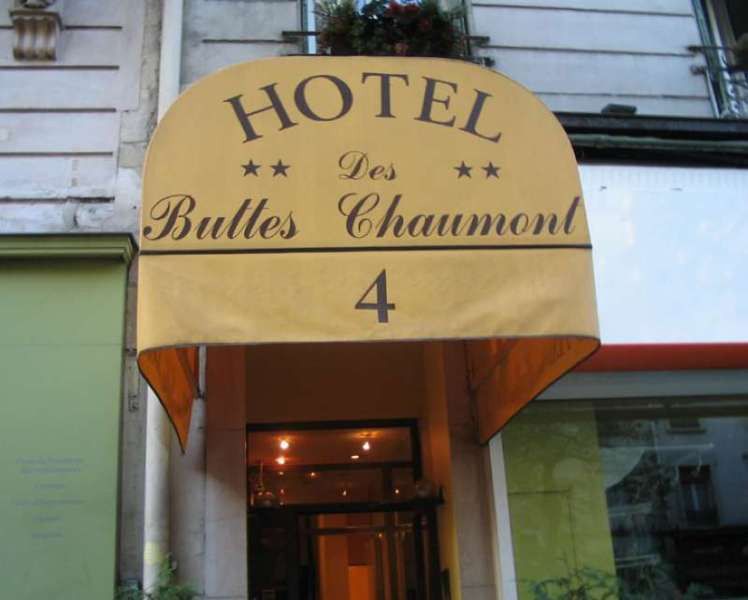 Hotel Des Buttes Chaumont Paris Exterior foto