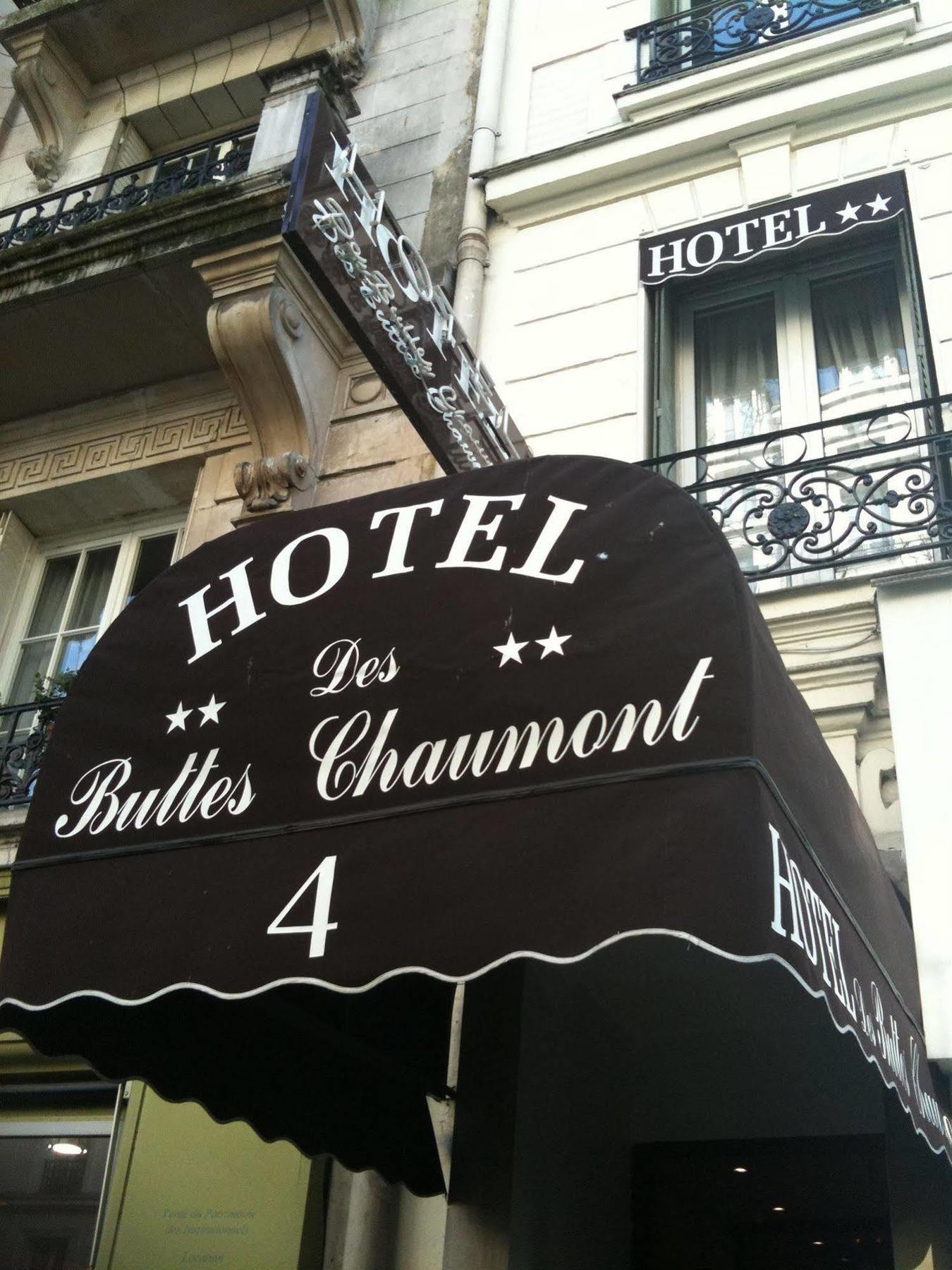 Hotel Des Buttes Chaumont Paris Exterior foto